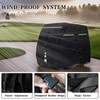 QEWTYI Golf Cart Cover 420D Outdoor 360° Windproof Design Compatible