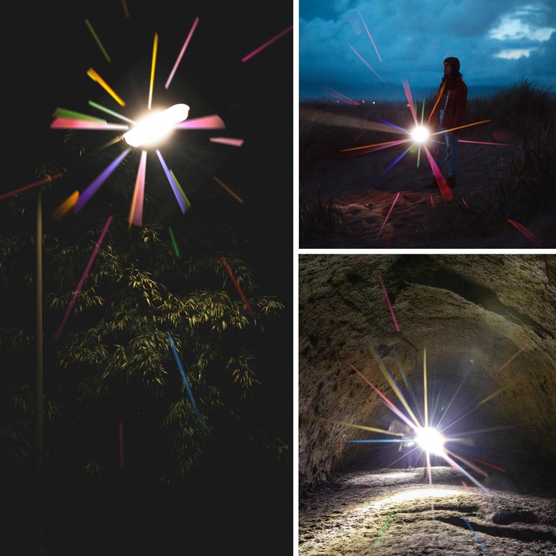 NEEWER 58 mm Colourful Starlight Brushed Camera Lens Filter, Special
