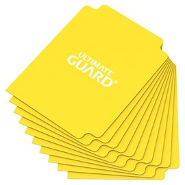 Ultimate Guard UGD010451 Sleeves Card Dividers Standard Size, Light Yellow (10)