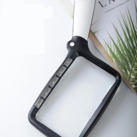 Portable LED Magnifier Reading Light Magnifier Loupe for Reading Foldable LED Magnifier 18 10ea