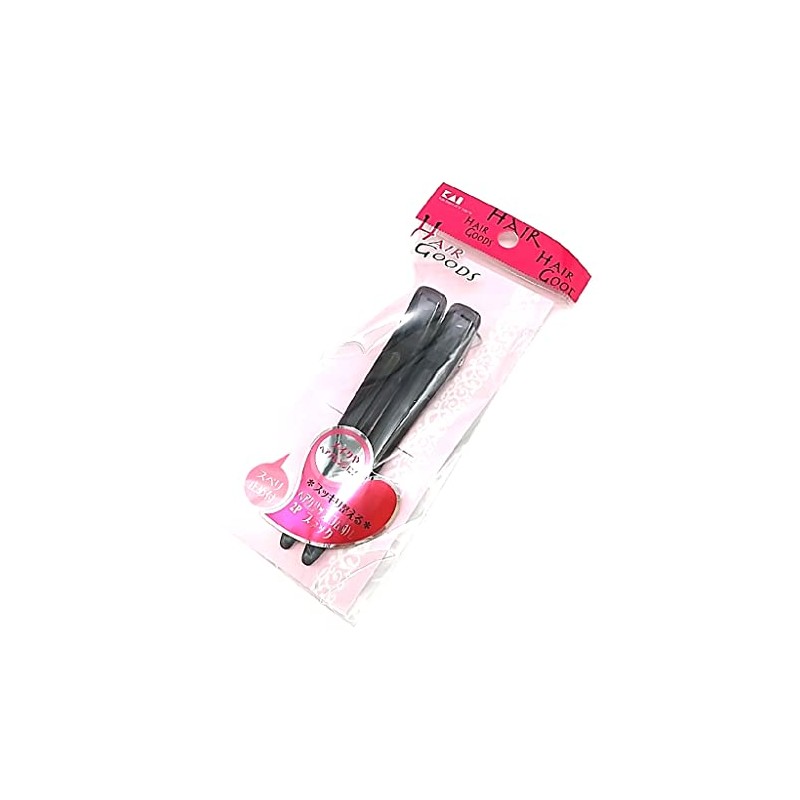 Kai HA3037 Hair Goods Hair Clip with Rubber L 2P