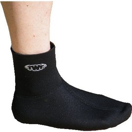 (M) twf Fin Socks. 3mm Neoprene Wetsuit sock for bodyboard or snorkelling fins / flippers. Full Range Of Sizes