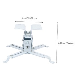 Mipcase Projector Ceiling Mount Bracket Projector Holder for Easy Installation Rotatable Design for Home Theater and Office Use