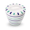 Gmundner Keramik Manufaktur 0104DZGO09 Traunsee Gourmet Sugar Bowl Diameter 9