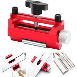 Chisel Grinding Aid Chisel Sharpening Holder Sharpening Aid for Wood Tool Sharpening on Whetstone, Sharpening Holder for Chisel and Planer 0-6.47 cm