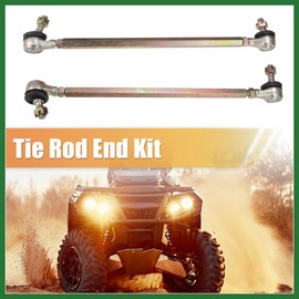 Motoforti 29cm 11.42" Steering Tie Rod End Tie Rod Link Fit for 50cc 70cc 90cc 110cc 125cc 150cc ATV Quad Four with Ball Joint Accessories - Pack of 2 Long-Lasting