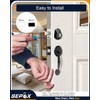 SEPOX® Keyless Smart Lock for Front Door 2 PCS, Fingerprint