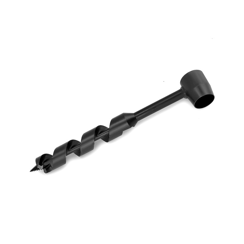 QWORK® Wooden Hand Drill Multi-Purpose Auger for Outdoor Camping Bushcraft
