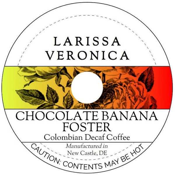 Chocolate Banana Foster Colombian Decaf Coffee (Single Serve K-Cup Pods)