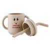 Stephan Baby 100% Silicone Christmas Training Cup Lid & Straw