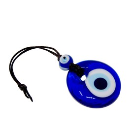 644-3cm Lucky Evil Eye Glass Amulet Hanging Good Luck Protection Handmade by Jeannieparnell