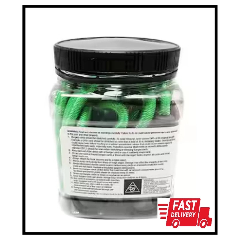 HDX 48 In. Super Strong Bungee Cord (4-Pack)