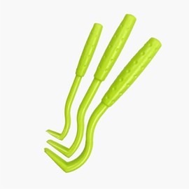 5RIDGE Set of 3 Tick Removers: Choose the most suitable hook size according to the size of the tick - this set includes small, medium, and large tick hooks. (Green)