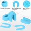 Horseshoe Shims Tile Spacers 1/16 Inch (1.5mm) 200Pcs U-Shaped Plastic