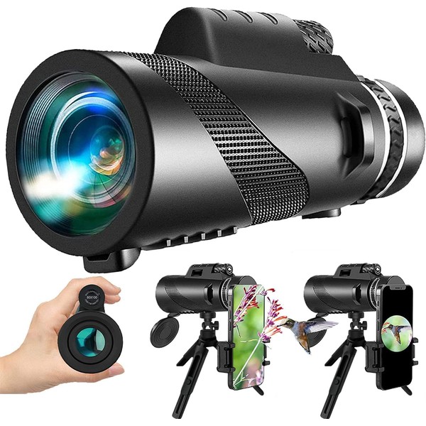 Monocular-Telescope 80x100 High Powered Monoculars High Definition for Adults High