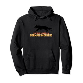 German Shepherd T-shirts for Men German Shepherd Dog Owner Pullover Hoodie