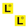 Magnetic Learner Driver Plates, 2 Pcs Magnetic License Plate L,