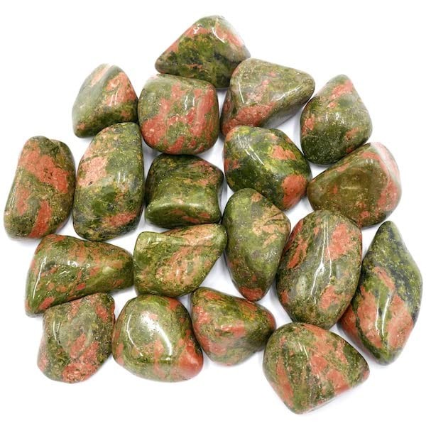 Pachamama Essentials Unakite Tumbled - Healing Stone - Crystal Healing