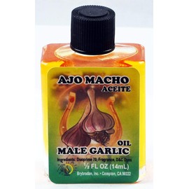 12 Pieces BRYBRADAN Male Garlic Oil/AJO Macho ACEITE 1/2 FL OZ 14.7 ML
