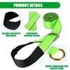 Wowangce 8 Pack Lasso Tow Truck Straps with D Ring