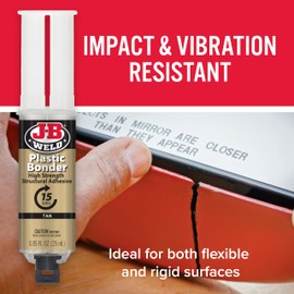 J-B Weld J-B Weld 50133 Plastic Bonder Structural Adhesive Syringe - Tan - 25 ml