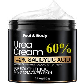 Urea Creme 60 Prozent für Fuß und Hände, Hydrating and Anti-Cracking Urea Fußcreme