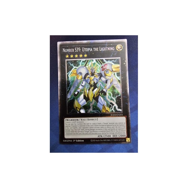 Number S39: Utopia The Lightning (Platinum Secret Rare) - RA04-EN251