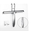 steauty Shower Squeegee for Glass Doors,10-Inch Shower Glass Squeegee, Sliver
