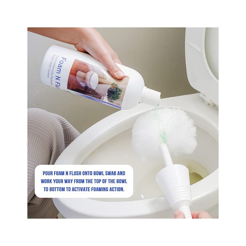 Don Aslett Foam & Flush Toilet Bowl Cleaner (32 Oz