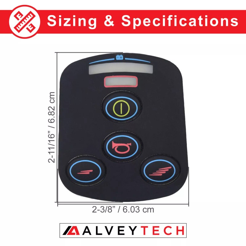 MSP Keypad for 4-Key VSI Joystick Controllers by PG Drives