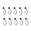 10pcs Side Marker Light 3LED IP68 Waterproof Round Clearance Indicator