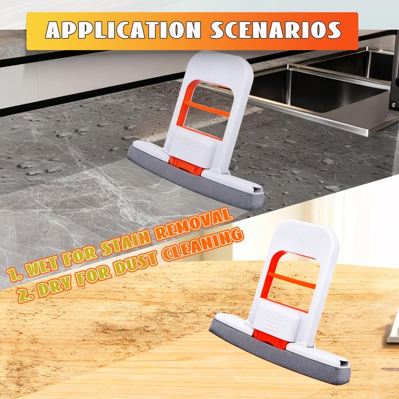 Yxelydriail Mini Foldable Desktop Mop, Mini Mop for Small Spaces,