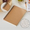 XNJIHWA 2 Packs A5 Spiral Paper Notebook Lined Spiral Kraft
