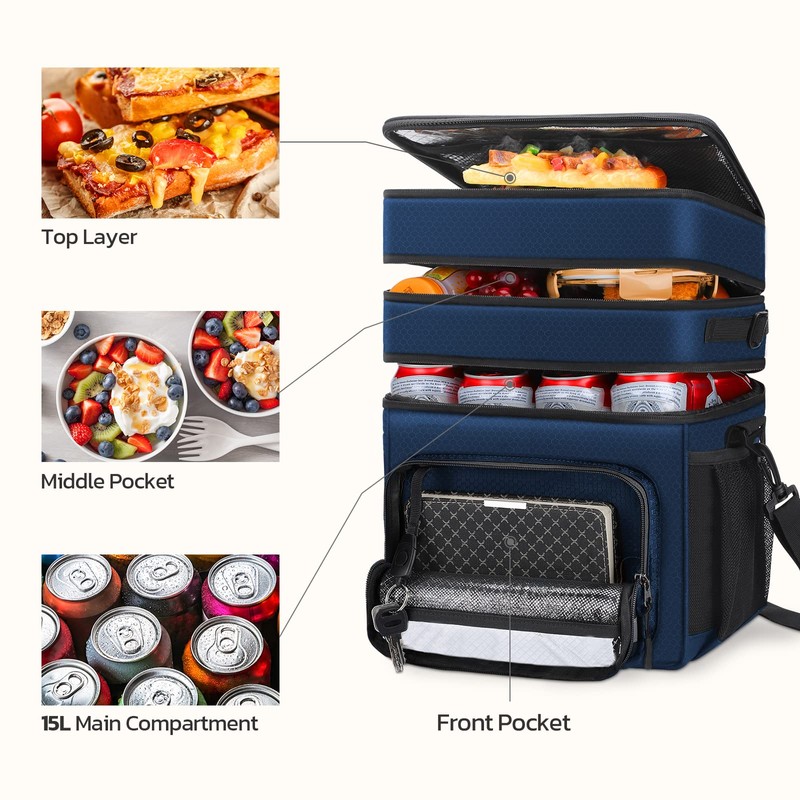 Maelstrom Lunch Box ,Insulated Bag Women/Men,Leakproof Lunch Cooler Tote for