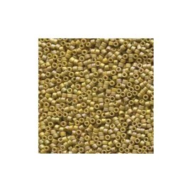 Miyuki 11/0 MIYUKI DELICA Frosted Opaque Glazed Rainbow Pistachio Seed Bead (8g)