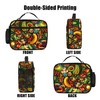Mexican Fruit Lunch Bag Insulated Reusable Lunch Box Tote Bag