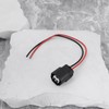 YINETTECH 2-Pin Car Front Turn Signal Light Connector Pigtail Compatible