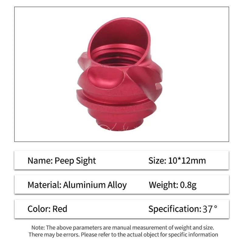 FUNTRESS 37/45 Degree Angle Aluminium Compound Bow String Peep Hole