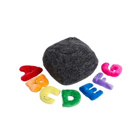 Alphapals Educational Alphabet Toys - 26 Piece Rainbow Colors Set, 4" Stuffed Letters in Plush Bag - Perfect Learning Language Awareness & ABCs Recognition Gifts for Kids, 3, 4, & 5 Year Olds