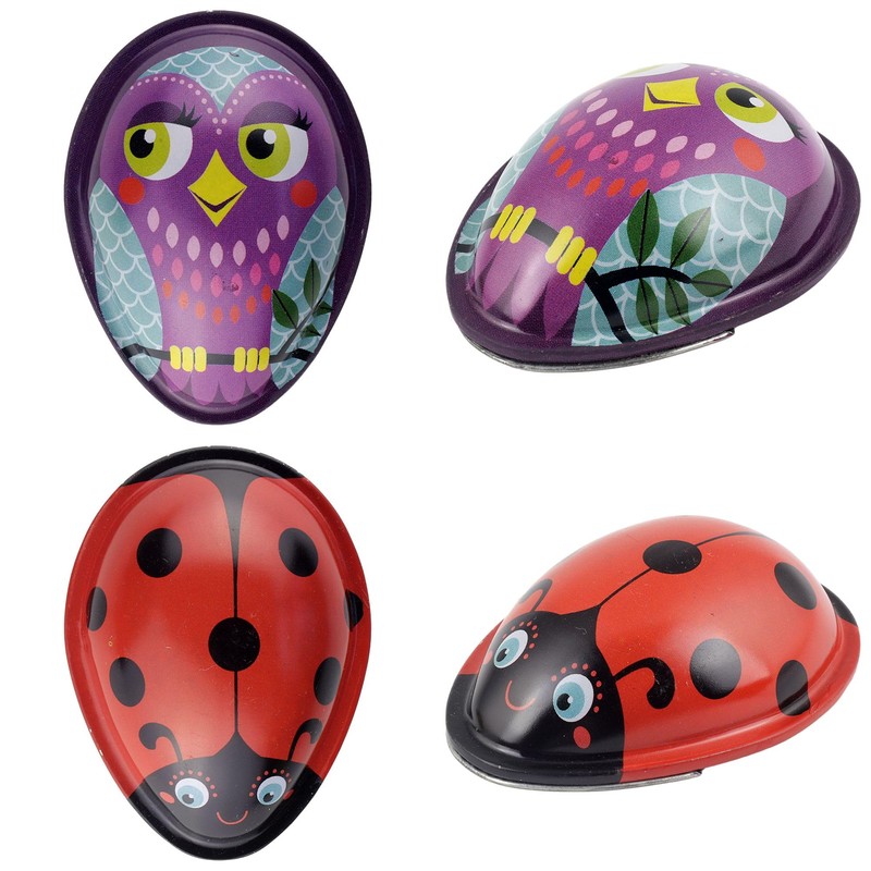 Freak Scene Tin Toy Knack Animal Clicker Tin Animal Bee