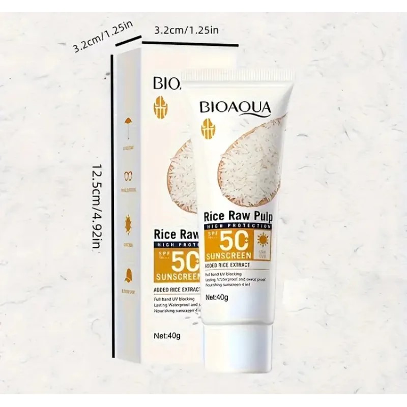 Bloqueador Solar 2 Piezas Resistente Al Agua Y Sudor Bioaqua