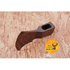 M Damascus CUSTOM MADE FORGED DAMASCUS STEEL AXE HEAD HATCHET INTEGRAL VIKING TOMAHAWK 1095