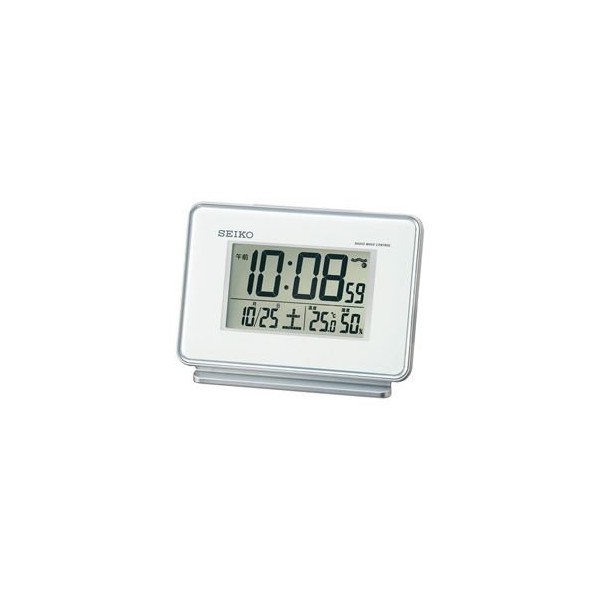 Seiko (Seiko) Hygrometer with Digital Atomic Alarm Clock sq767 W