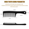 MODENGKONGJIAN MODENGKONGJIAN 4PCS Wide Tooth Detangling Comb, Large Hair Styling