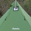 FIREHIKING Hot Tent Stove Jack 9" x 7.8" with Rain