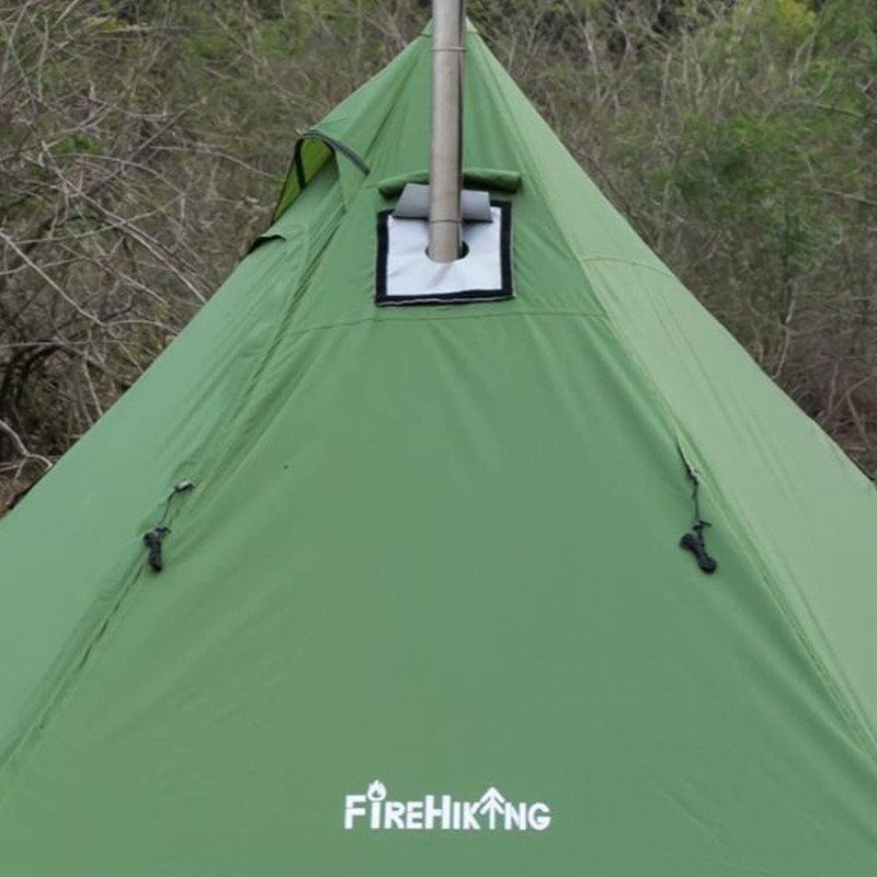 FIREHIKING Hot Tent Stove Jack 9" x 7.8" with Rain