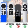 Case for Siri Remote 2021, Silicone Cover Compatible with Apple