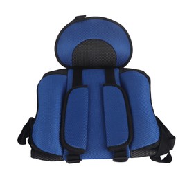 Portable Baby Car Seat Widen Thicken Stable Safe Universal for Toddlers Infants Kids Dark Blue and Black