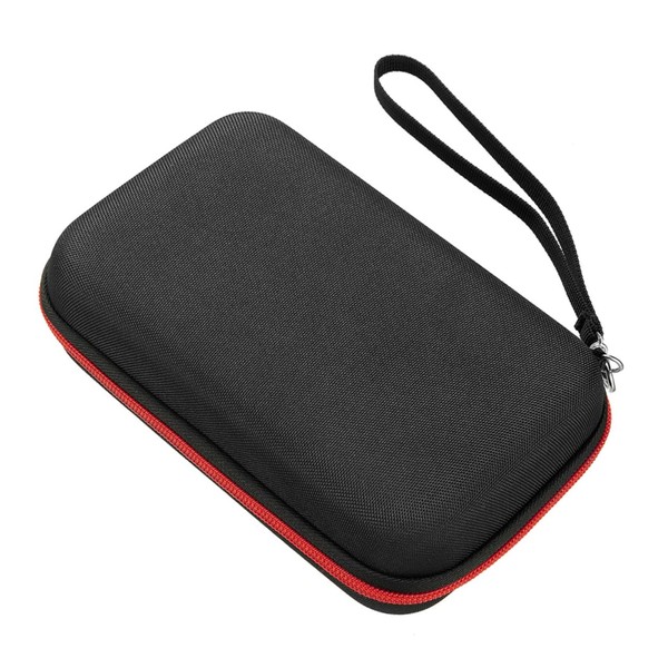 PACKOVE Portable Shockproof EVA Storage Bag with Red Zipper and