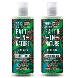 (2 Pack) - Faith in Nature - Aloe Vera Conditioner | 400ml | 2 PACK BUNDLE